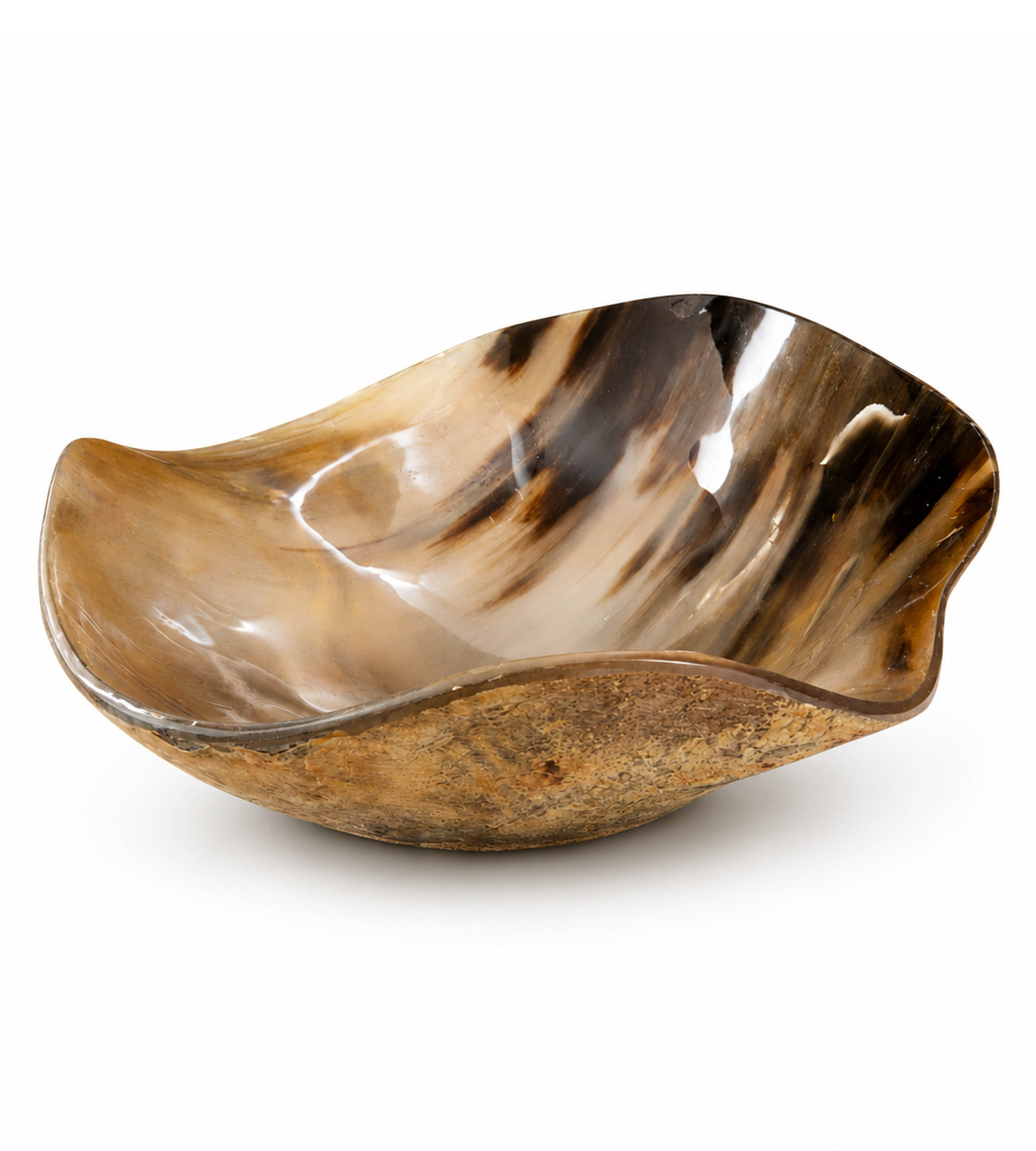 Handcrafted Designer Buffalo Horn Bowl