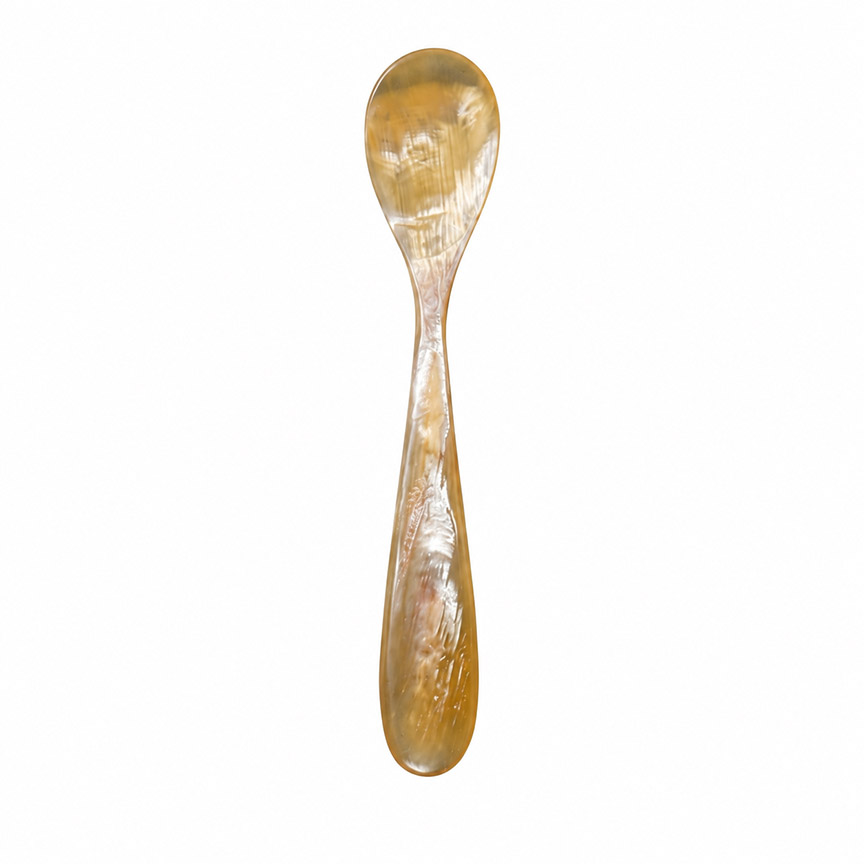 Paddle Handle Horn Tea Spoon