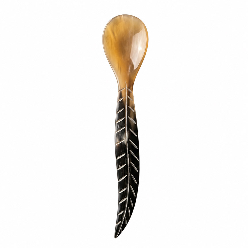 Feather Horn Spoon