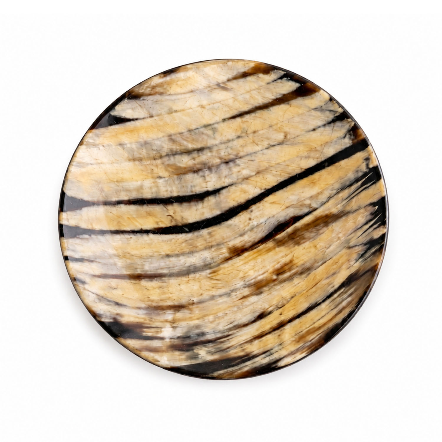 Nordic Striped Horn Dish Tray