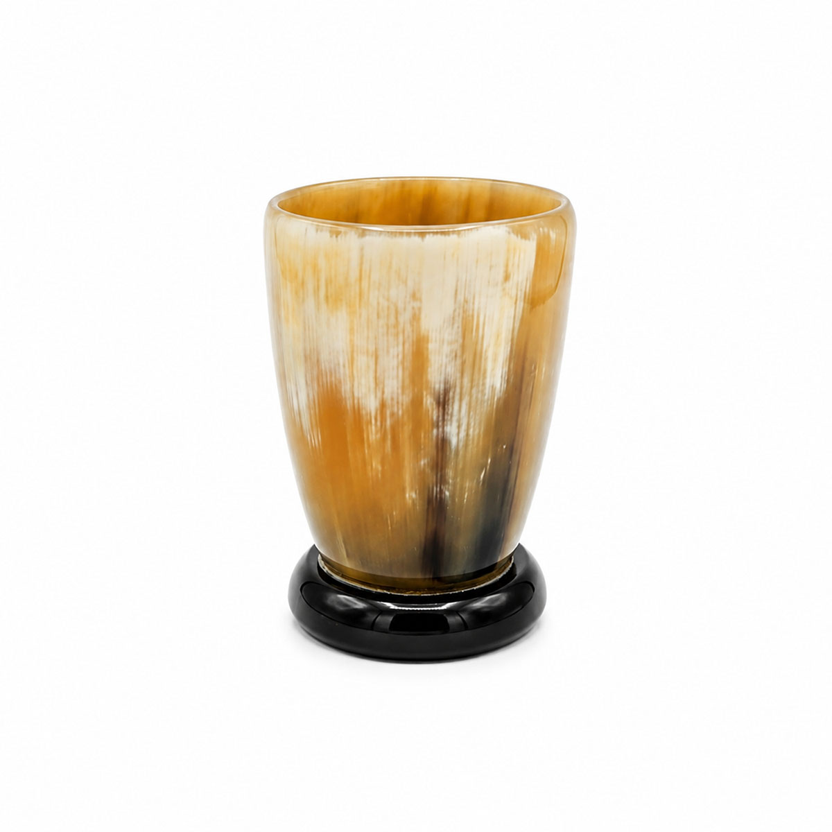 Buffalo Horn Tumbler with Stand