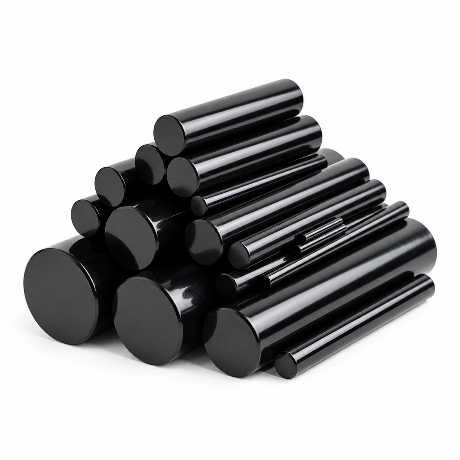 Polished Black Horn Roller